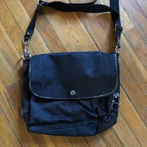 Coach Black Messenger Bag